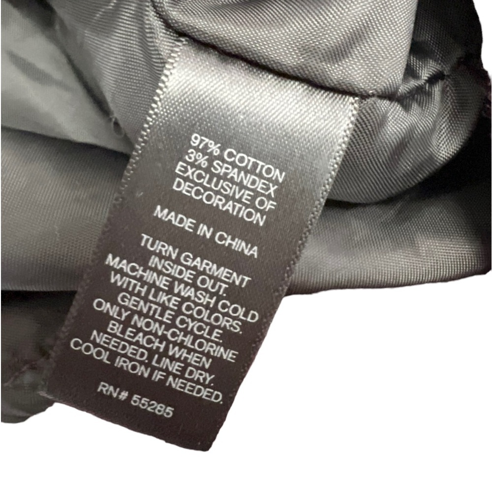 Express Burgundy Embroidered Bomber Jacket - Picture 4 of 10